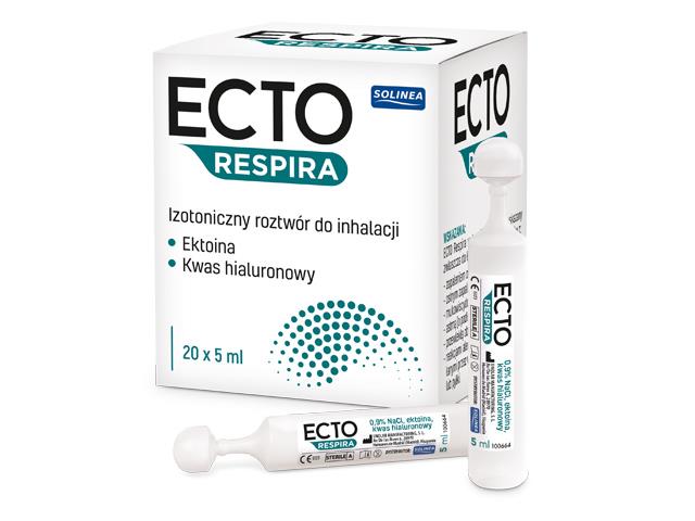 Ecto Respira interakcje ulotka roztwór do inhalacji  20 amp. po 5 ml