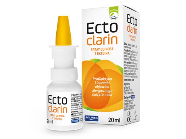 Ectoclarin interakcje ulotka spray do nosa - 20 ml