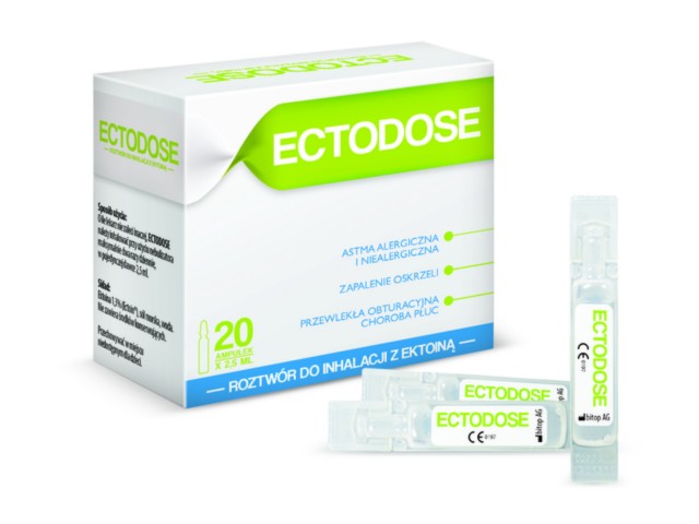 Ectodose interakcje ulotka roztwór do inhalacji  20 amp. po 2,5 ml