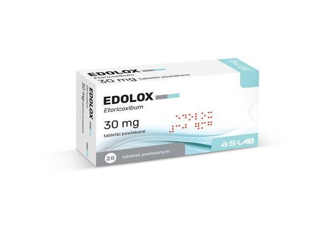 Edolox interakcje ulotka tabletki powlekane 30 mg 28 tabl.