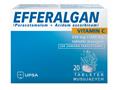 Efferalgan Vitamin C interakcje ulotka tabletki musujące 330mg+200mg 20 tabl.