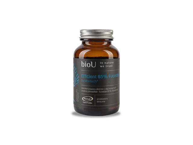 Efficient 85% Fucoidan by Maritech® bioU interakcje ulotka kapsułki wegetariańskie - 60 kaps. (słoik)