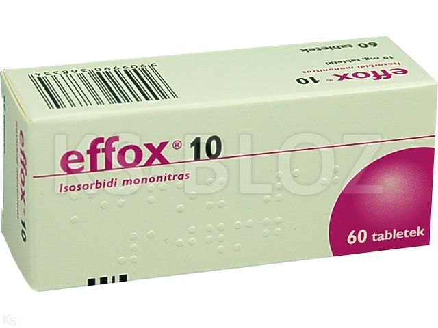 Effox 10 interakcje ulotka tabletki 10 mg 60 tabl.