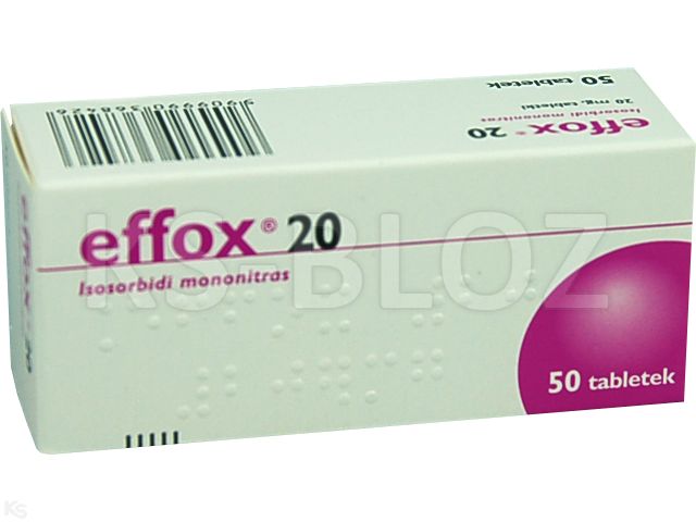 Effox 20 interakcje ulotka tabletki 20 mg 50 tabl.