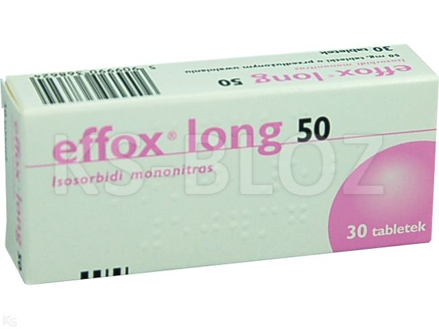 Effox Long 50 interakcje ulotka tabletki o przedłużonym uwalnianiu 50 mg 30 tabl.