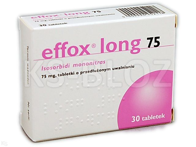 Effox Long 75 interakcje ulotka tabletki o przedłużonym uwalnianiu 75 mg 