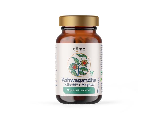 Efime Ashwagandha interakcje ulotka kapsułki - 60 kaps.