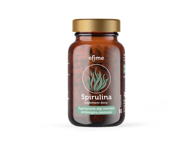 Efime Spirulina interakcje ulotka kapsułki  60 kaps.