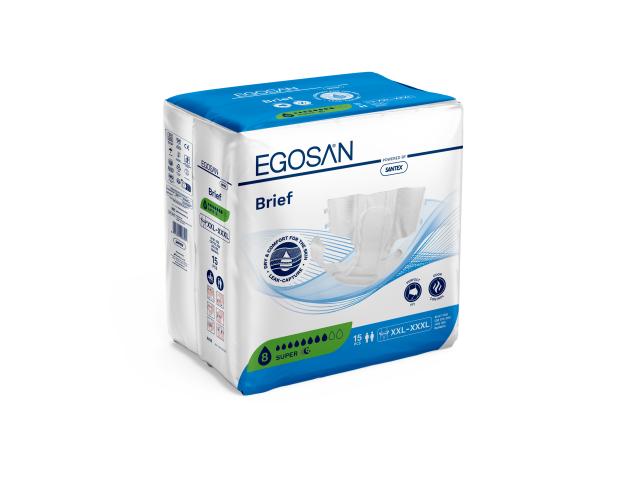 Egosan Brief Pieluchomajtki super XXL-XXXL interakcje ulotka pielucho-majtki - 15 szt.