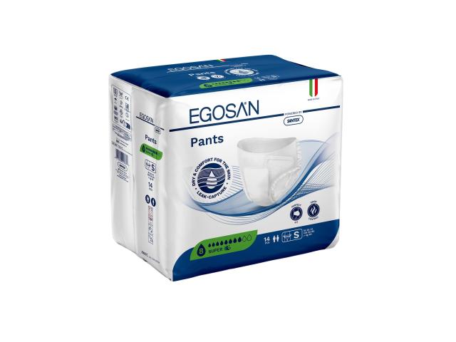Egosan Pants Small Super Majtki chłonne S (50-80 cm) interakcje ulotka majtki chłonne  14 szt.