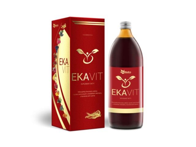 EkaMedica Ekavit interakcje ulotka sok - 1 but. po 1 l