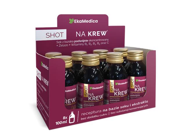EkaMedica Na Krew Shot interakcje ulotka płyn  8 but. po 100 ml
