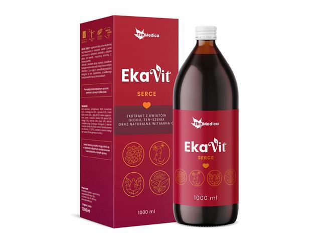 Ekavit Serce interakcje ulotka płyn  1 l