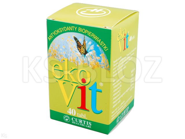 Ekovit interakcje ulotka tabletki - 40 tabl.