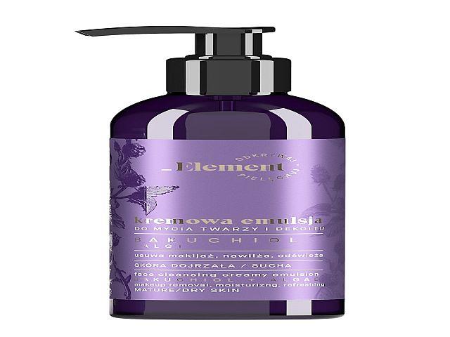 Element Emulsja do mycia twarzy i dekoltu kremowa bakuchiol + algi interakcje ulotka emulsja - 150 ml