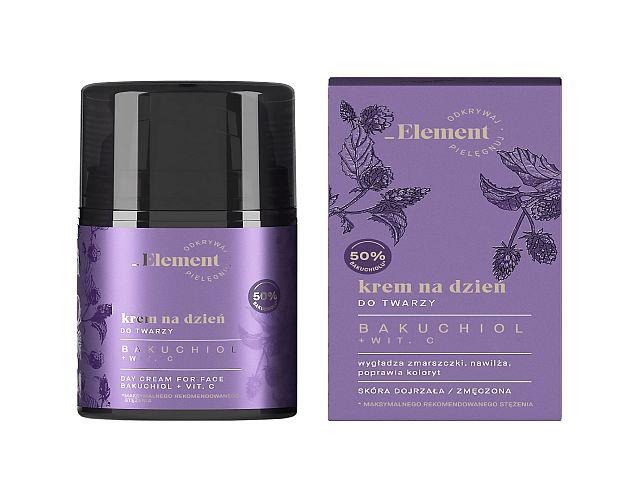 Element Krem do twarzy na dzień bakuchiol + witamina C interakcje ulotka krem - 50 ml