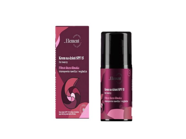 _Element Krem do twarzy na dzień filtrat śluzu ślimaka SPF 15 interakcje ulotka krem - 50 ml