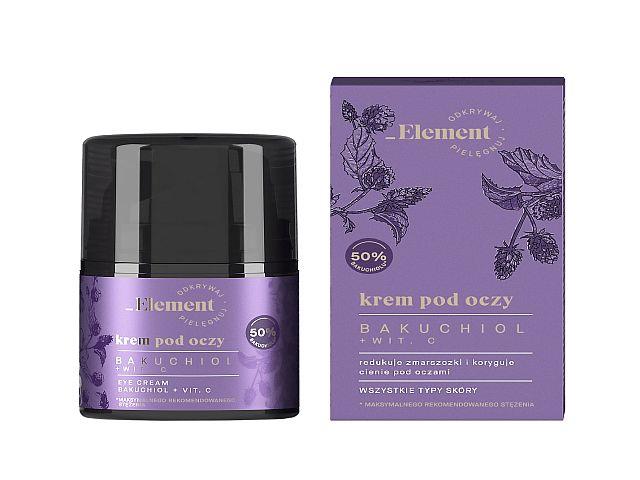 Element Krem pod oczy bakuchiol + witamina C interakcje ulotka   30 ml