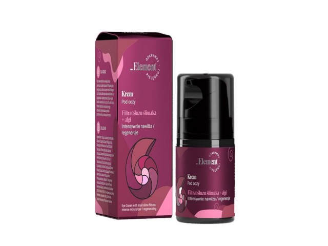 _Element Krem pod oczy filtrat śluzu ślimaka + alg interakcje ulotka krem - 30 ml