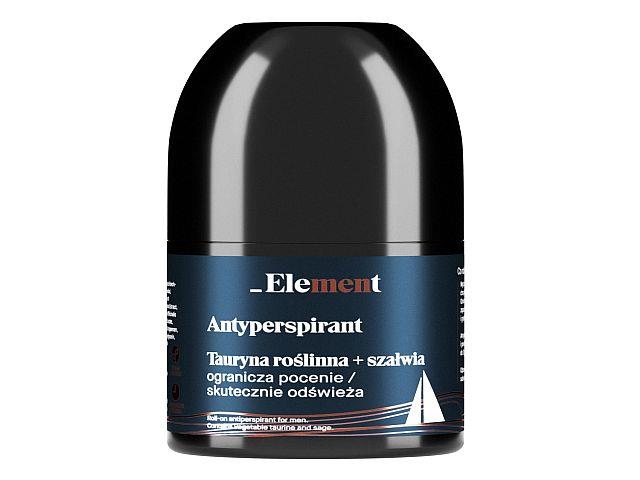 Element Men antyperspirant tauryna roślinna + szałwia interakcje ulotka płyn - 50 ml