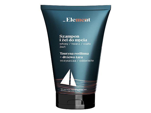 Element Men Szampon i żel do mycia włosy, twarz, ciało 3w1 interakcje ulotka żel - 200 ml