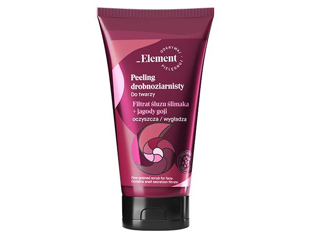 Element Peeling do twarzy drobnoziarnisty filtrat śluzu ślimaka i jagody goji interakcje ulotka peeling  75 ml