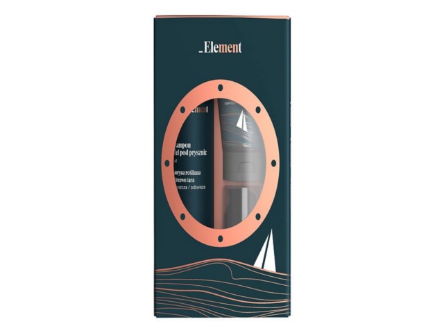 Element Zestaw men Szampo-żel p/prysznic +Krem-żel d/twarzy +Balsam p/goleniu interakcje ulotka zestaw  400 ml | + 50 ml + 125 ml