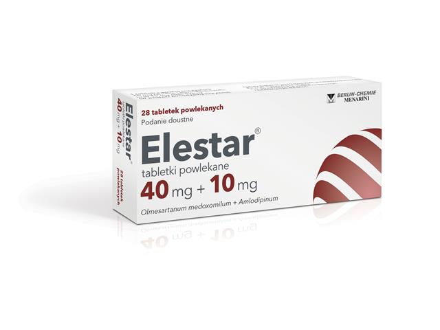 Elestar interakcje ulotka tabletki powlekane 40mg+10mg 28 tabl.