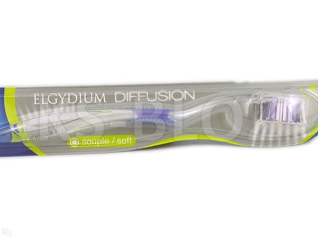Elgydium Diffusion Szczoteczka do mycia zębów soft interakcje ulotka   1 szt.