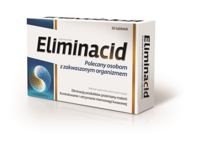 Eliminacid interakcje ulotka tabletki  30 tabl.