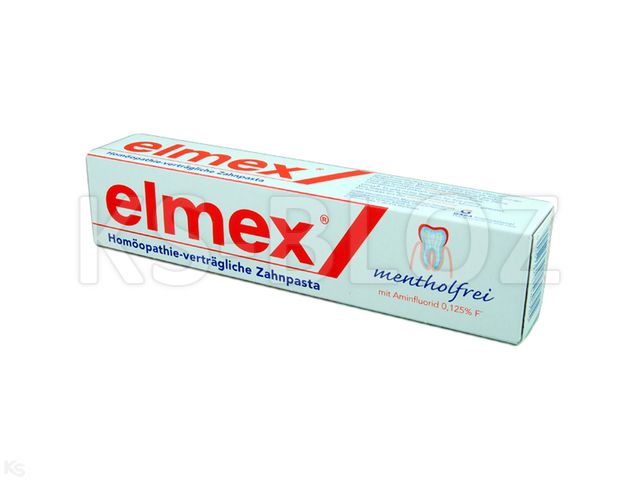 Elmex Pasta do mycia zębów bez mentolu interakcje ulotka   75 ml