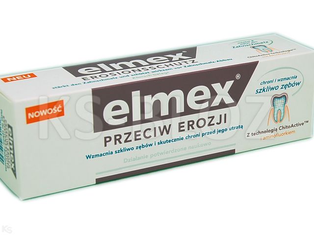 Elmex Pasta do mycia zębów przeciw erozji interakcje ulotka   75 ml | tuba