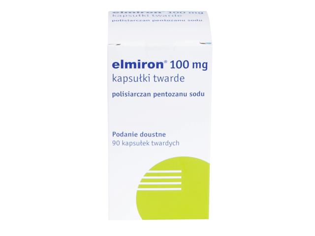 Elmiron interakcje ulotka kapsułki twarde 100 mg 90 kaps.