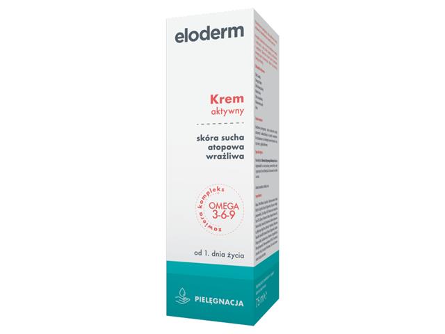 Eloderm Krem aktywny od 1 dnia życia interakcje ulotka   75 ml