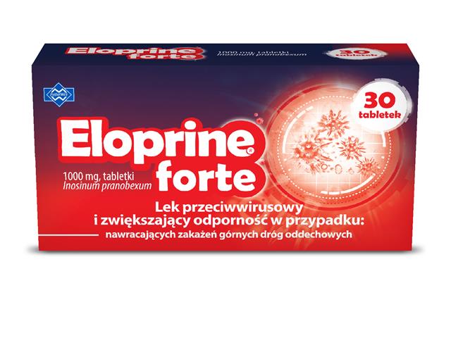 Eloprine Forte interakcje ulotka tabletki 1 g 30 tabl.