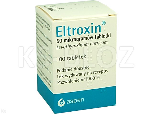 Eltroxin interakcje ulotka tabletki 50 mcg 100 tabl.