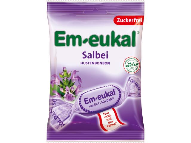 Em-Eukal Cukierki szałwia bez cukru interakcje ulotka cukierki  75 g