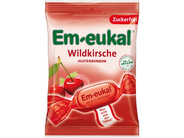 Em-Eukal Cukierki wiśnia bez cukru interakcje ulotka cukierki  75 g
