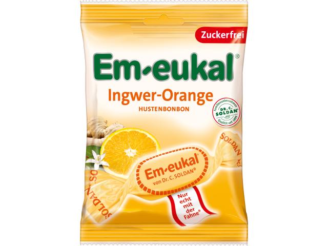 Em-Eukal Imbir-Pomarańcza Cukierki bez cukru interakcje ulotka cukierki - 75 g