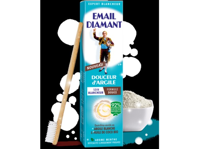 Email Diamant Doucer d'Argile interakcje ulotka pasta do zębów  75 ml