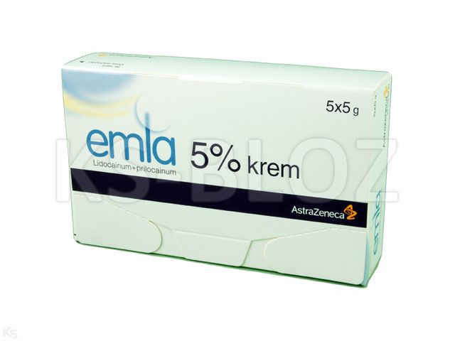 Emla interakcje ulotka krem (25mg+25mg)/g 5 tub. po 5 g