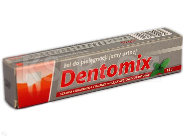 EMO DENTOMIX Żel d/piel.j.ustnej interakcje ulotka żel  15 g