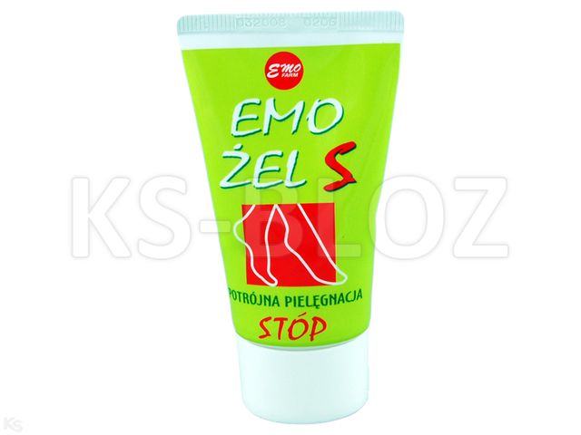 Emo S Żel do pielęgnacji stóp interakcje ulotka żel - 50 g (tub.)