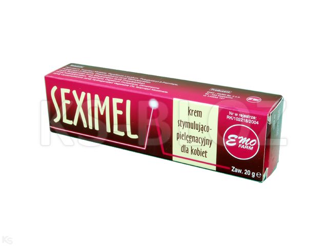 EMO SEXIMEL Krem stym/piel.d/kobiet interakcje ulotka   20 g