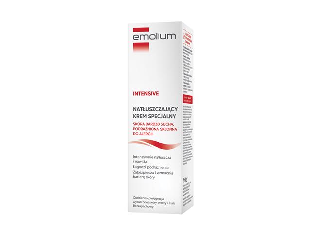 Emolium Intensive Krem natłuszczający specjalny interakcje ulotka krem - 75 ml