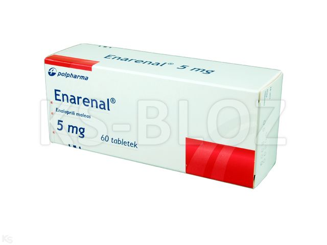 Enarenal interakcje ulotka tabletki 5 mg 60 tabl. | 3 blist.po 20 szt.