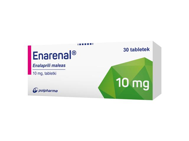 Enarenal interakcje ulotka tabletki 10 mg 30 tabl. | 3 blist.po 10 szt.