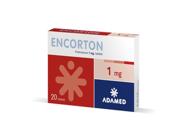 Encorton interakcje ulotka tabletki 1 mg 20 tabl. | blister