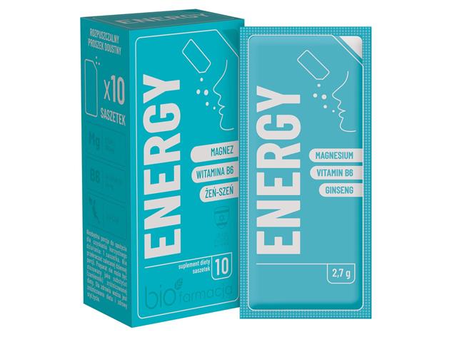 Energy interakcje ulotka proszek - 10 sasz.