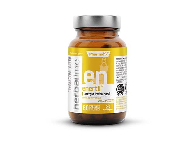 enertil™ energia i witalność Herballine Pharmovit interakcje ulotka kapsułki - 60 kaps.